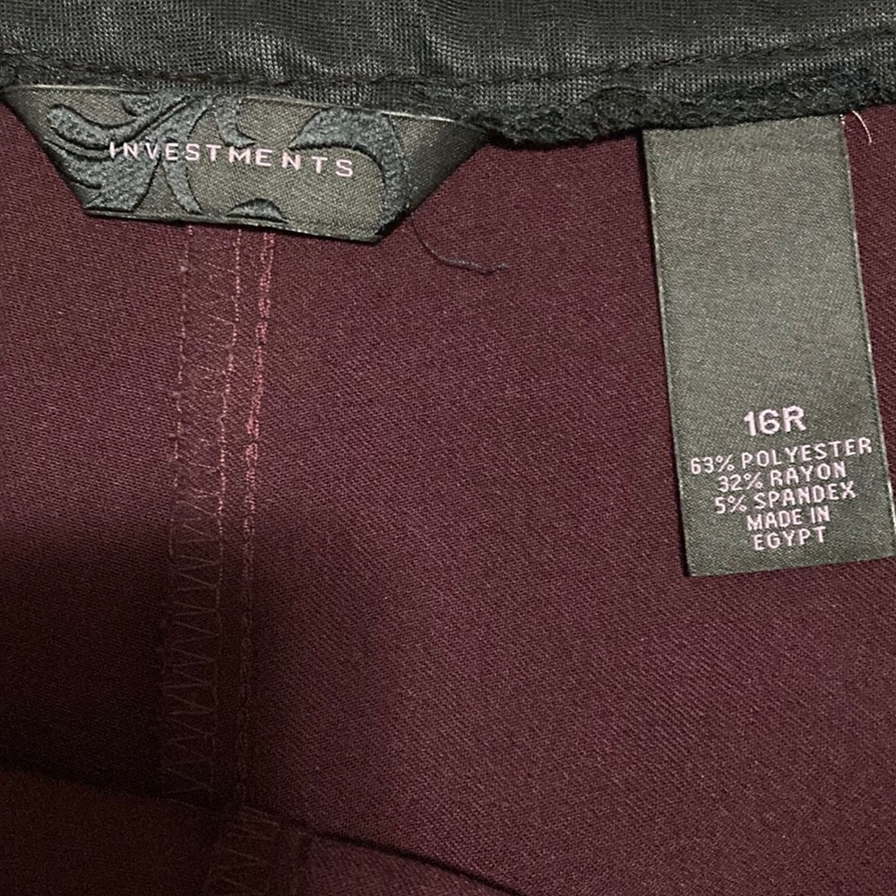 Investments pants 16 R - Picture 2 of 4